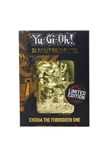 Yu-Gi-Oh! Replik Karte Exodia the Forbidden One (vergoldet)