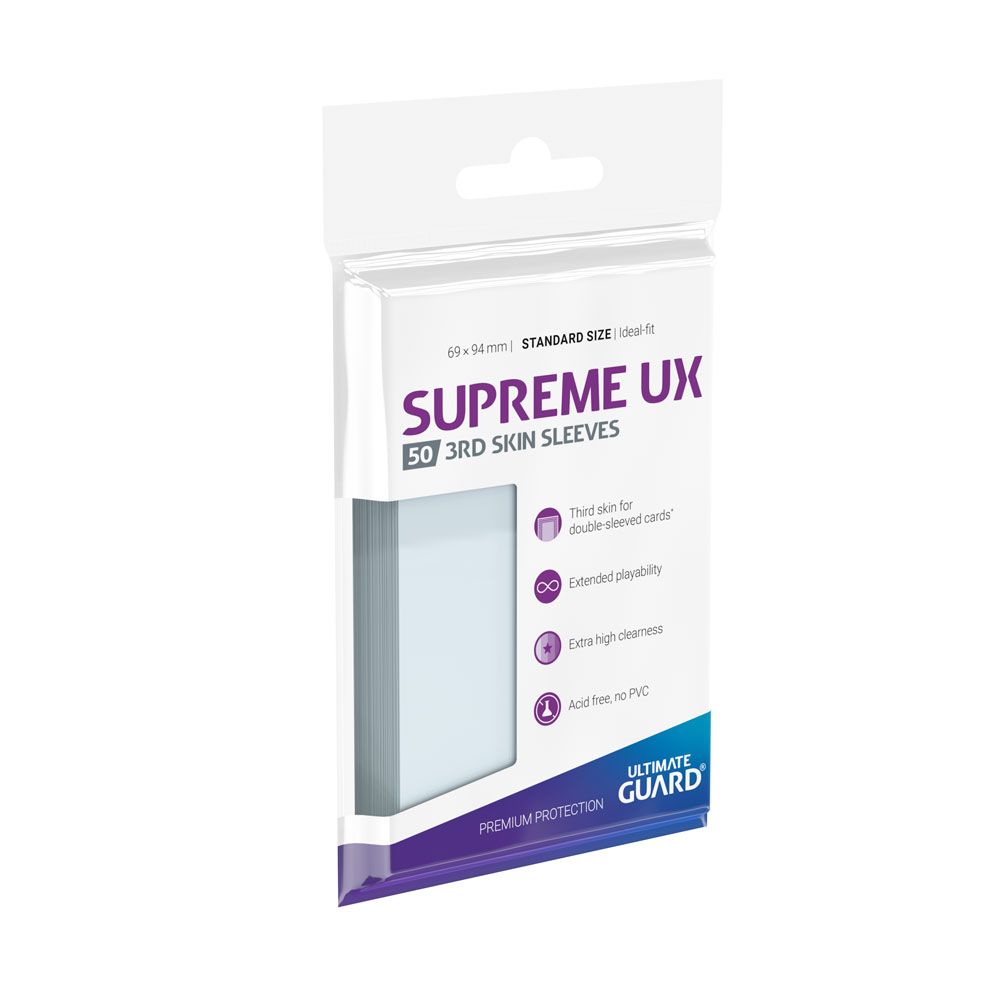 Ultimate Guard Supreme UX 3rd Skin Sleeves Standardgröße Transparent (50)