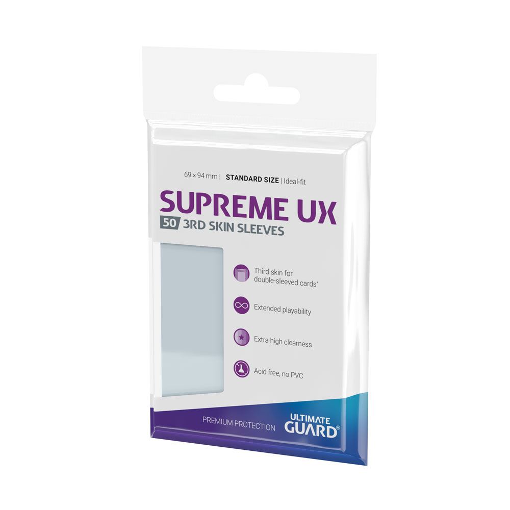 Ultimate Guard Supreme UX 3rd Skin Sleeves Standardgröße Transparent (50)