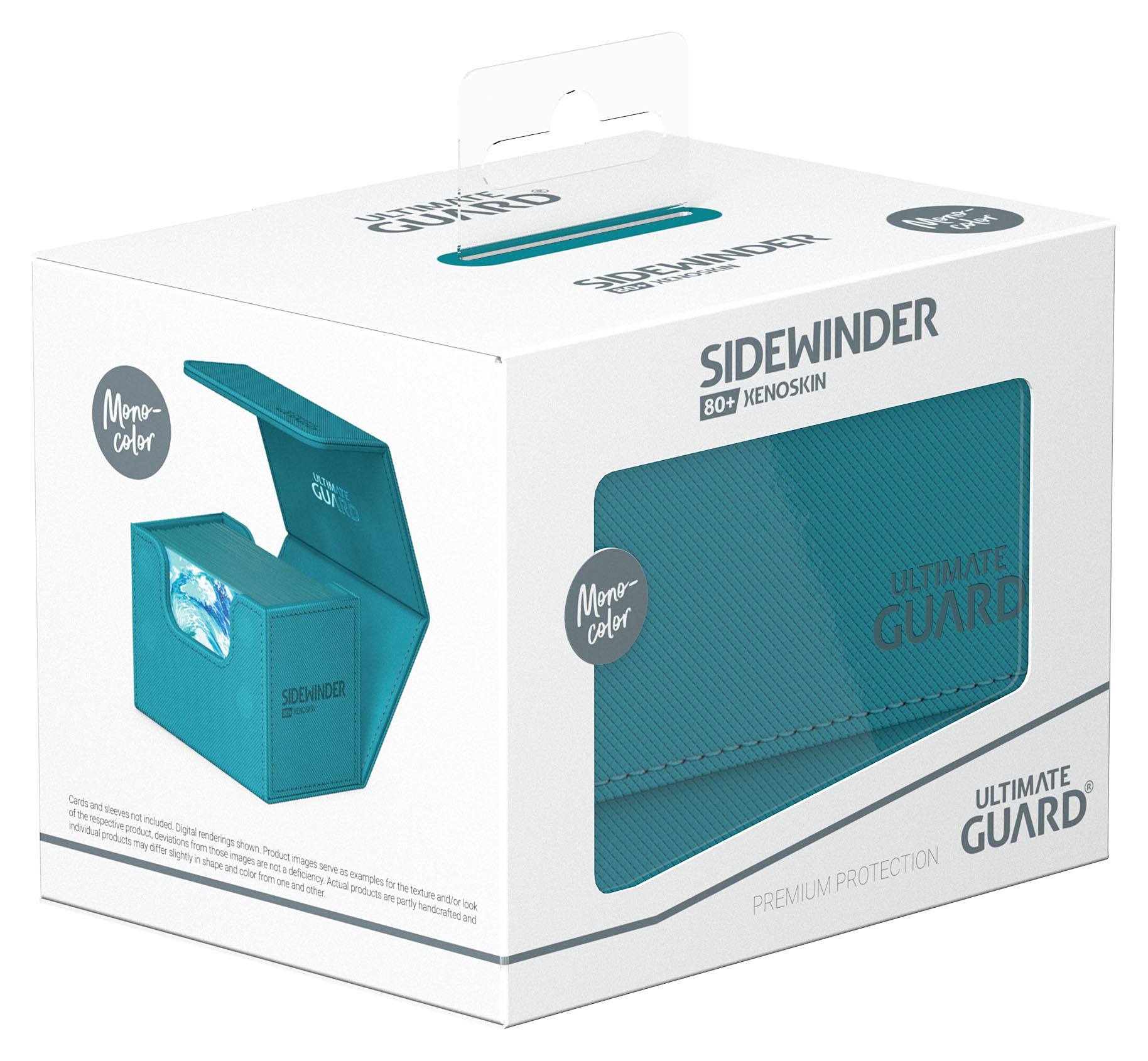 Ultimate Guard Sidewinder 80+ XenoSkin Monocolor Petrolblau