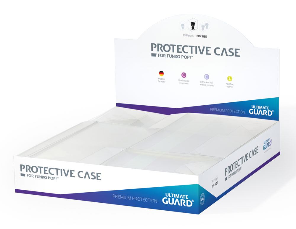 Ultimate Guard Schutzhülle Protective Case für Funko POP! Figuren Big Size Box (40 Stück)