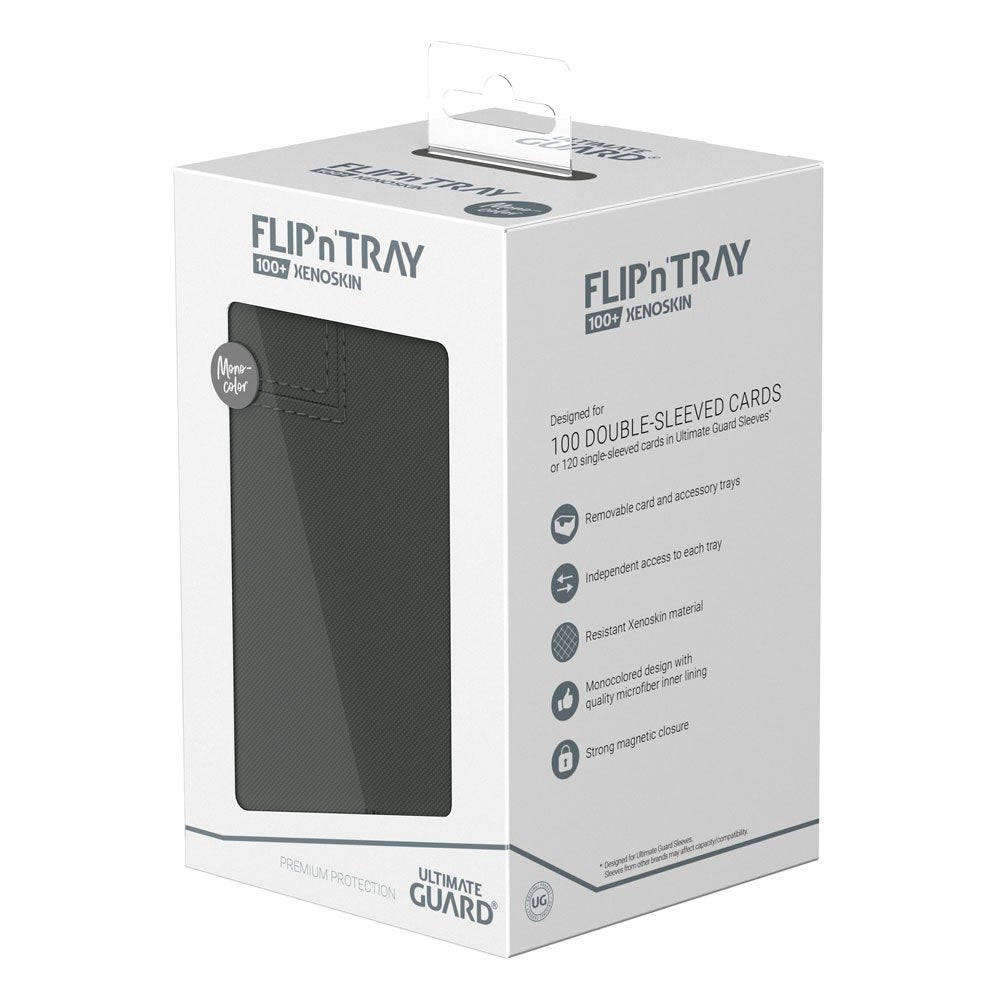 Ultimate Guard Flip`n`Tray 100+ XenoSkin Monocolor Grau