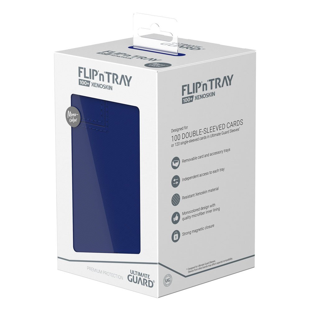 Ultimate Guard Flip`n`Tray 100+ XenoSkin Monocolor Blau