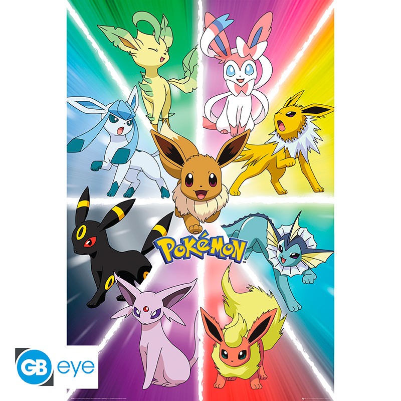 POKEMON - Poster Maxi 91.5x61 - Eevee Evolution