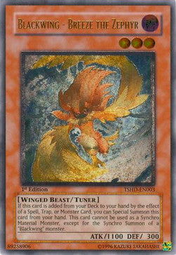 Blackwing - Breeze the Zephyr TSHD-003 Ultimate Rare Light Played Englisch