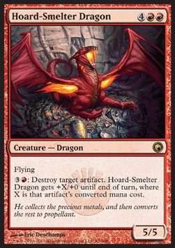 Hortschmelzender Drache SOM-93 Rare Excellent Deutsch Foil