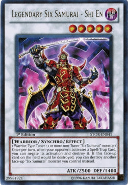 Legendäre Sechs Samurai - Shi En STOR-DE041 Ultra Rare Good Deutsch 1. Auflage