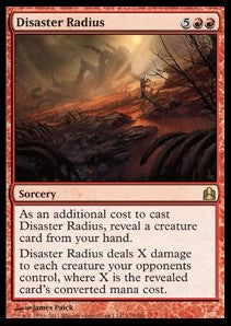Disaster Radius CMD-119 Rare Good Englisch