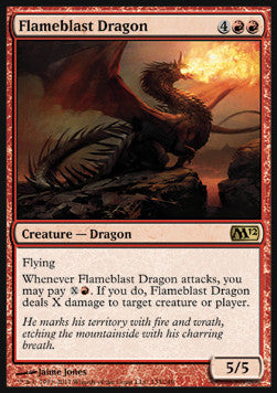 Flameblast Dragon M12-133 Rare Excellent Englisch