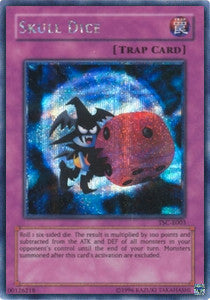 Totenkopfwürfel TSC-DEE003 Secret Rare Light Played Deutsch