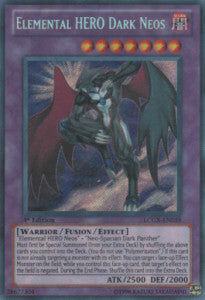 Elementar-HELD Dark Neos LCGX-059 Secret Rare Excellent Deutsch