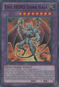 Böser HELD Dark Gaia LCGX-069 Super Rare Excellent Deutsch