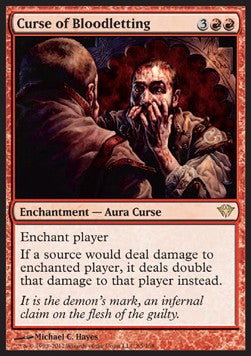 Curse of Bloodletting DKA-85 Rare Light Played Englisch