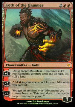 Koth of the Hammer DDI-44 Mythic Light Played Englisch Foil