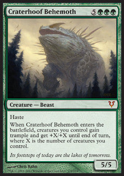 Craterhoof Behemoth AVR-172 Mythic Excellent Englisch