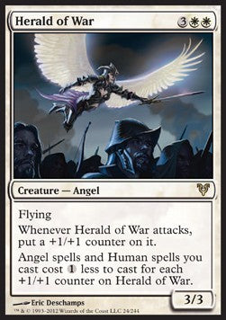 Herald of War AVR-24 Rare Light Played Englisch
