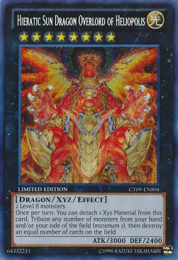 Priesterlicher Sonnendrachen-Overlord von Heliopolis CT09-004 Secret Rare Good Deutsch