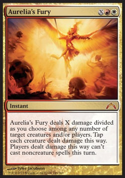 Aurelia's Fury GTC-144 Mythic Poor Englisch