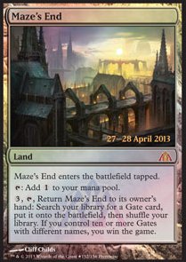 Maze's End GDC- Mythic Light Played Englisch Foil