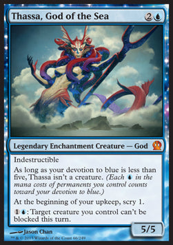 Thassa, God of the Sea THS-66 Mythic Good Italienisch