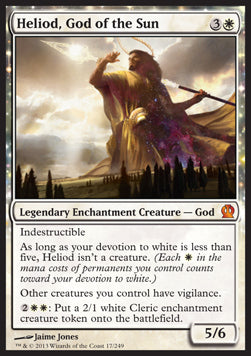 Heliod, God of the Sun THS-17 Mythic Good Englisch