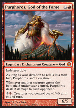 Purphoros, God of the Forge THS-135 Mythic Good Englisch