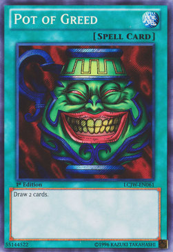 Pot of Greed LCJW-EN061 Secret Rare Excellent Englisch 1. Auflage