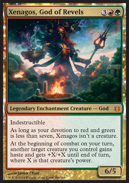 Xenagos, God of Revels BNG-156 Mythic Light Played Englisch