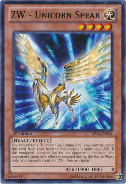 ZW - Einhornspeer (V.2) SP14-004 Starfoil Rare Excellent Deutsch