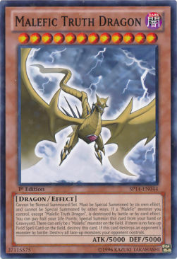 Niederträchtiger Wahrheitsdrache (V.2) SP14-044 Starfoil Rare Excellent Deutsch