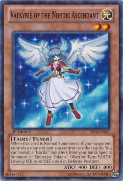 Nordischer Aszendent Valkyrie (V.2) SP14-047 Starfoil Rare Excellent Deutsch
