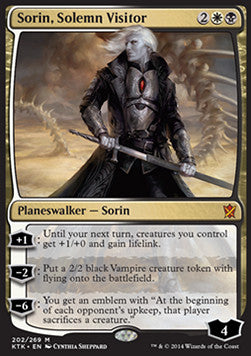 Sorin, Solemn Visitor KTK-202 Mythic Good Englisch