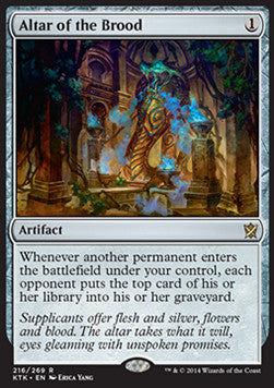 Altar of the Brood KTK-216 Rare Light Played Englisch Foil