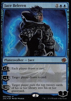 Jace Beleren DD3-3001 Mythic Light Played Englisch Foil