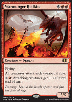 Warmonger Hellkite C14-41 Rare Excellent Englisch