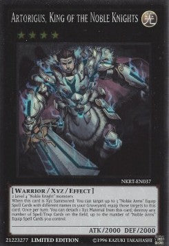 Artorigus, Edler Ritterkönig NKRT-DE037 Platinum Rare Good Deutsch