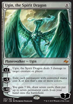 Ugin, the Spirit Dragon FRF-1 Mythic Good Englisch