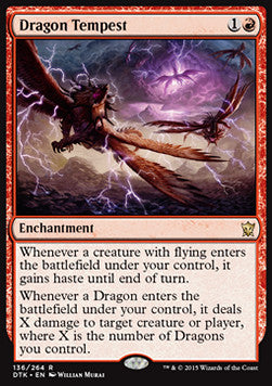 Dragon Tempest DTK-136 Rare Good Englisch