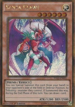 Weihnachtsunterweltler PGL2-DE021 Gold Secret Rare Excellent Deutsch 1. Auflage