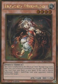 Fallenstellerin Myrmeleo PGL2-DE037 Gold Rare Excellent Deutsch 1. Auflage