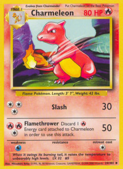 Charmeleon BS-24 Uncommon Played Englisch
