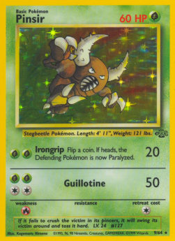 Pinsir JU-9 Holo Rare Excellent Englisch