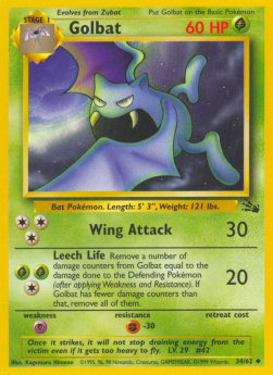 Golbat FO-34 Uncommon Excellent Deutsch