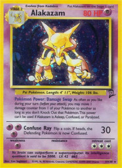 Alakazam B2-1 Holo Rare Near Mint Englisch
