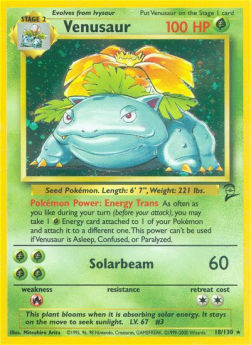 Venusaur B2-18 Holo Rare PO Englisch
