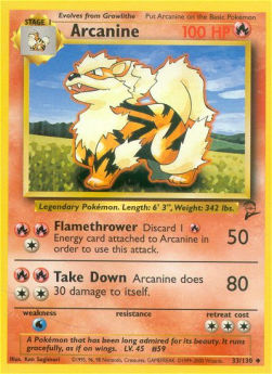 Arcanine B2-33 Uncommon Light Played Englisch