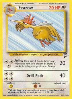 Fearow B2-41 Uncommon Poor Englisch