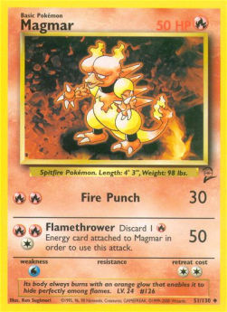 Magmar B2-51 Uncommon Near Mint Englisch