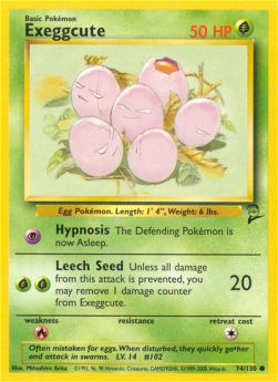 Exeggcute B2-74 Common Near Mint Englisch