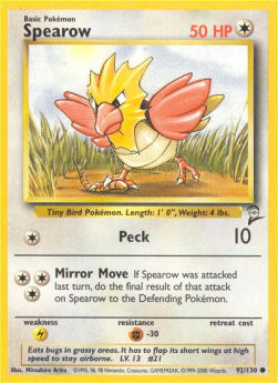 Spearow B2-92 Common Near Mint Englisch